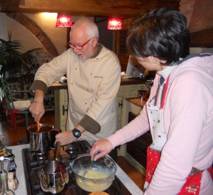 Preparazione ganache