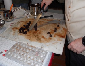 Cioccolatini fondenti monoblocco